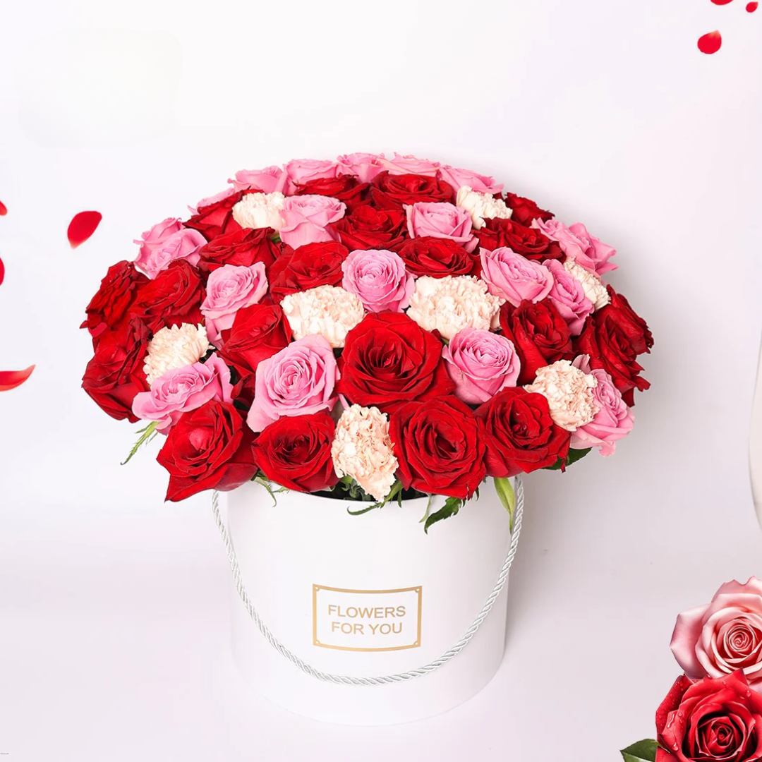 Mother's honor Day Blushing Blossoms Basket