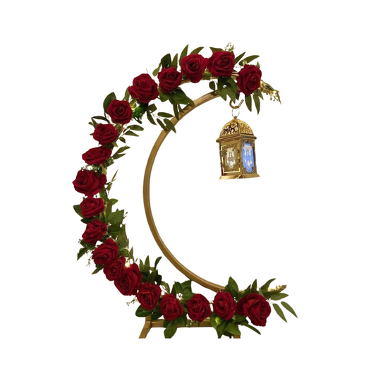 Eid al-Fitr Moon Fresh Flower Decoration – A Symbol of Beauty & Blessings