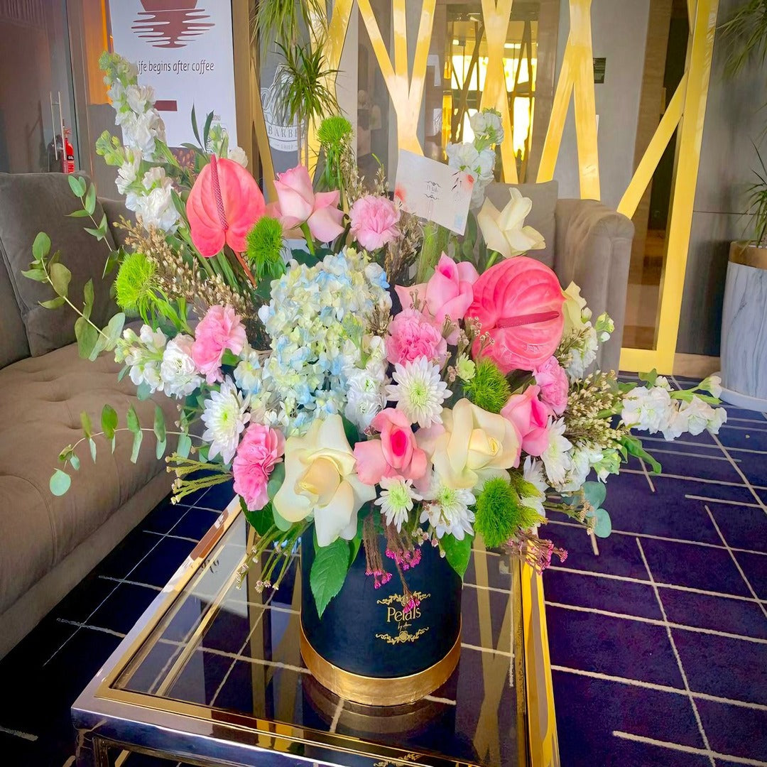 Grand Pastel paradise basket for Mother's Day