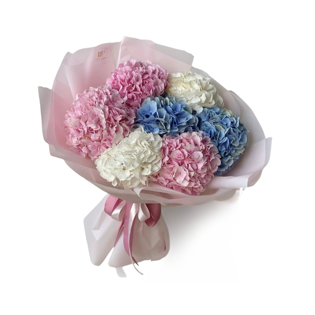 Women's Day glow fresh flower bouquet